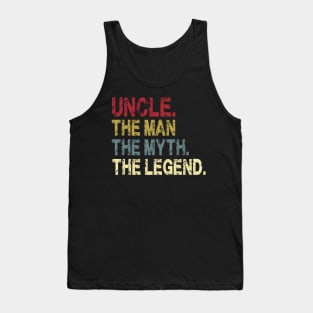 Uncle - The Man - The Myth - The Legend Father's Day Gift Papa Tank Top